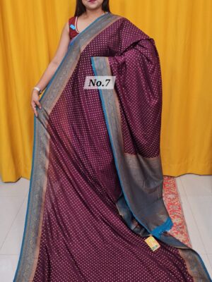 SALE 6TH AUG - GEORGETT KHADDI SAREE (NO.7)