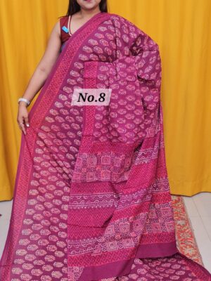 SALE 6TH AUG - PURE MAL MAL SAREE (NO.8)