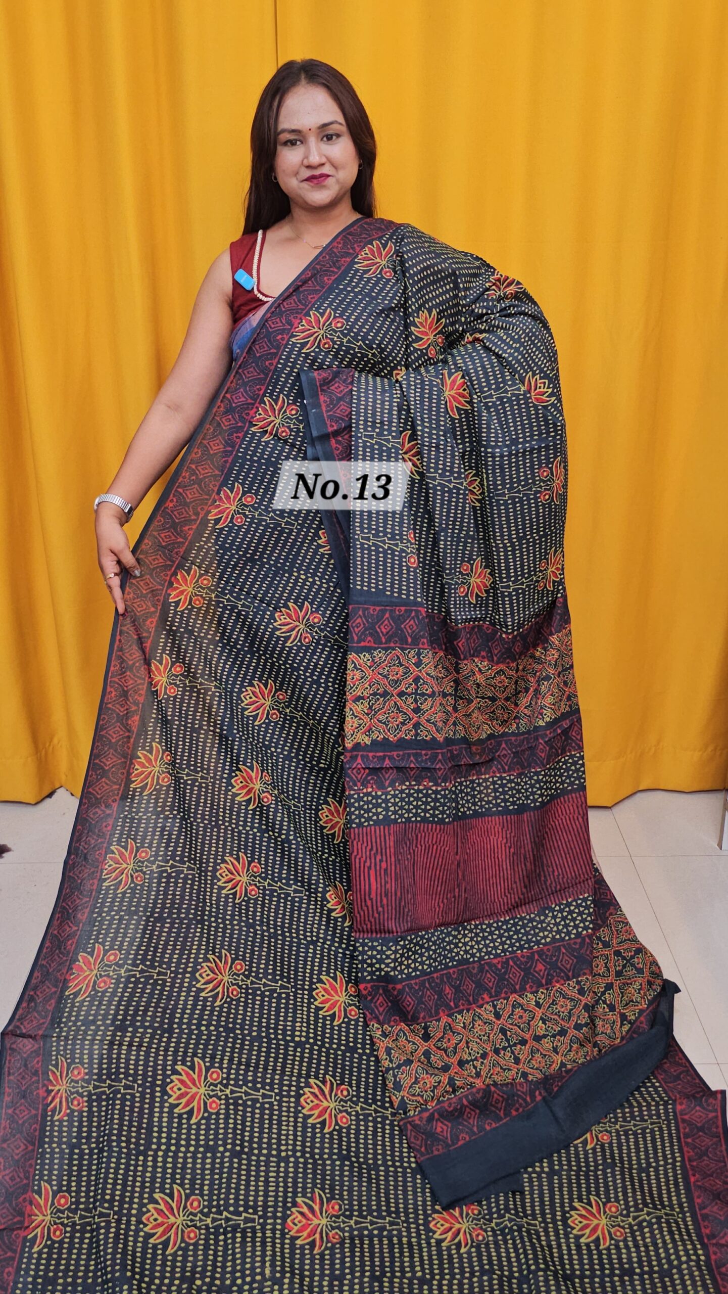 SALE 6TH AUG - PURE MAL MAL SAREE (NO.13)