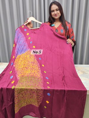 PURE MODAL READY MADE SHIBORI KAFTAN {UP TO SIZE – 32 TO 58} (NO.5)