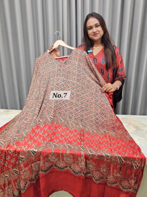 PURE MODAL READY MADE AJRAKH KAFTAN {UP TO SIZE – 32 TO 58} (NO.7)