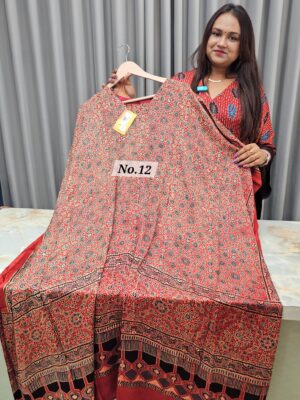 PURE MODAL READY MADE AJRAKH KAFTAN {UP TO SIZE – 32 TO 58} (NO.12)