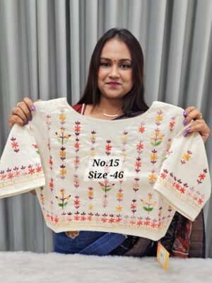 SALE 9TH AUG - READY MADE BLOUSE {UP TO SIZE - 46} (NO.15)