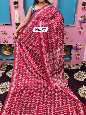 PREMIUM MIRROR CREPE MODAL SAREE (NO.37)