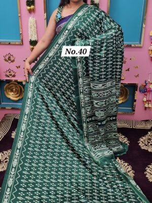 PREMIUM MIRROR CREPE MODAL SAREE (NO.40)
