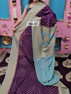 SALE 11TH AUG – GEORGETTE KHADDI SAREE (NO.11)