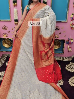 SALE 11TH AUG – GEORGETTE KHADDI SAREE (NO.12)