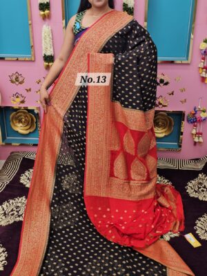 SALE 11TH AUG – GEORGETTE KHADDI SAREE (NO.13)