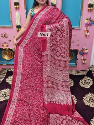 SALE 11TH AUG – SEMI MODAL GAZZI SILK SAREE (NO.1)