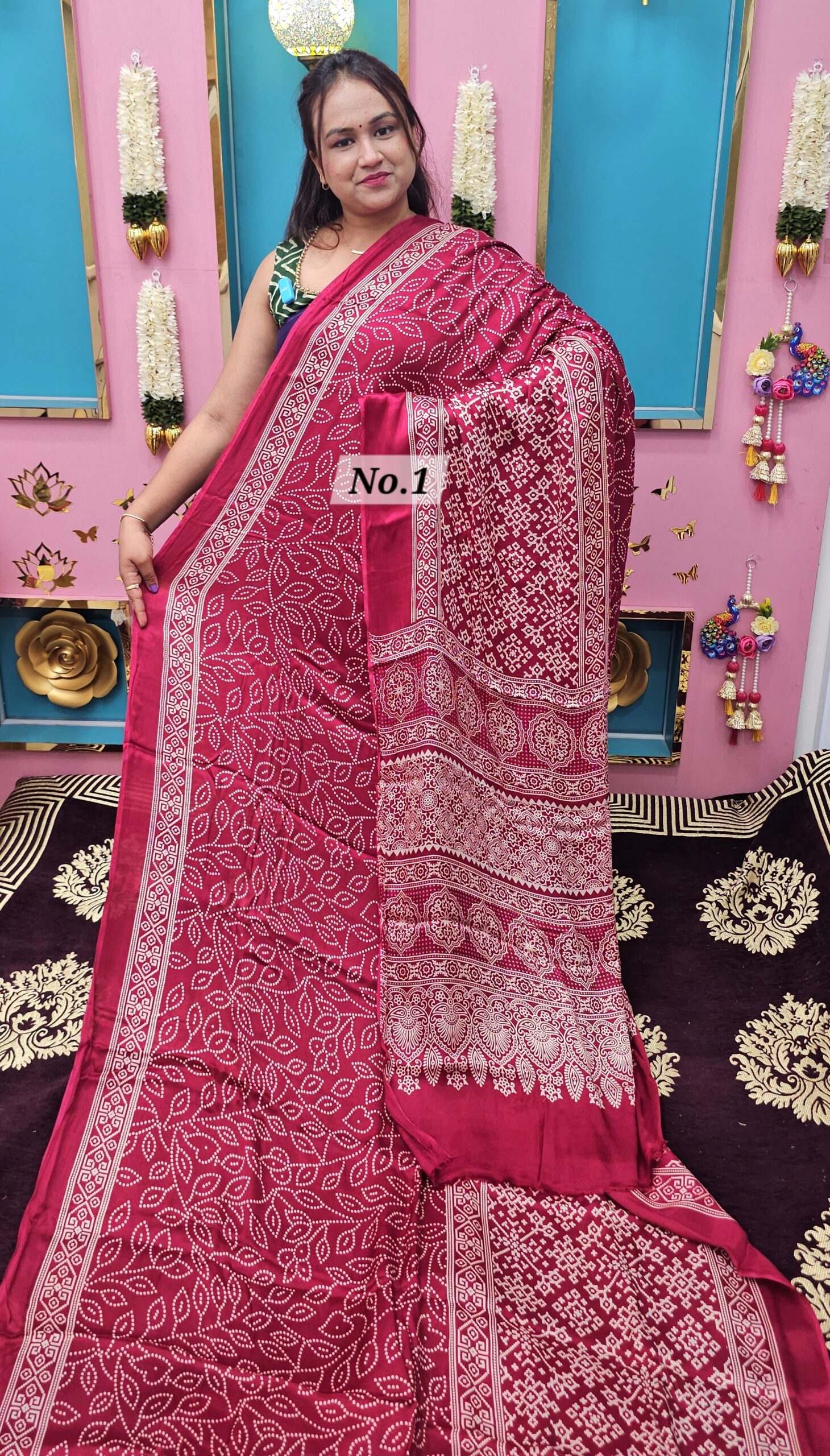 SALE 11TH AUG – SEMI MODAL GAZZI SILK SAREE (NO.1)