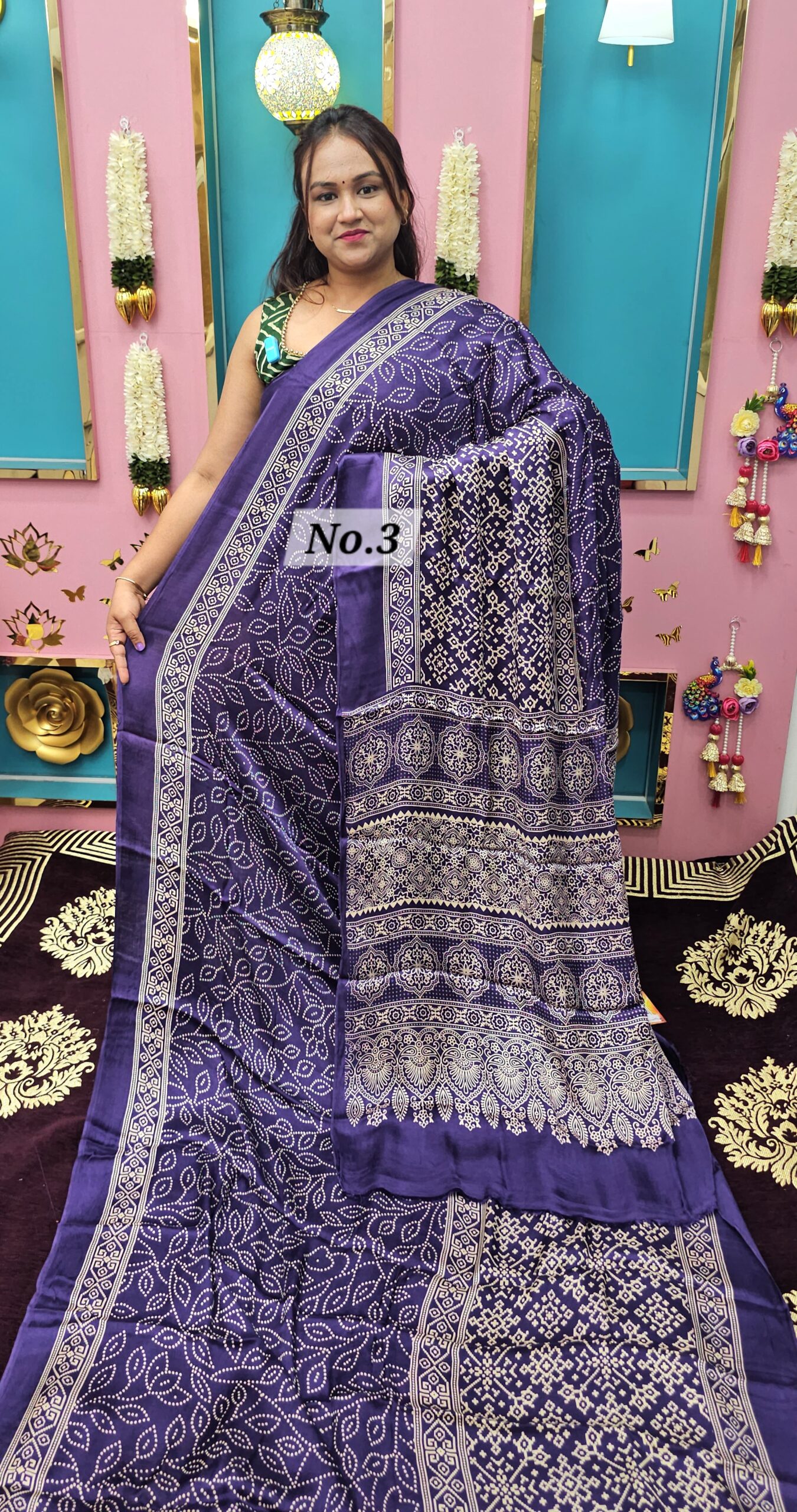 SALE 11TH AUG – SEMI MODAL GAZZI SILK SAREE (NO.3)