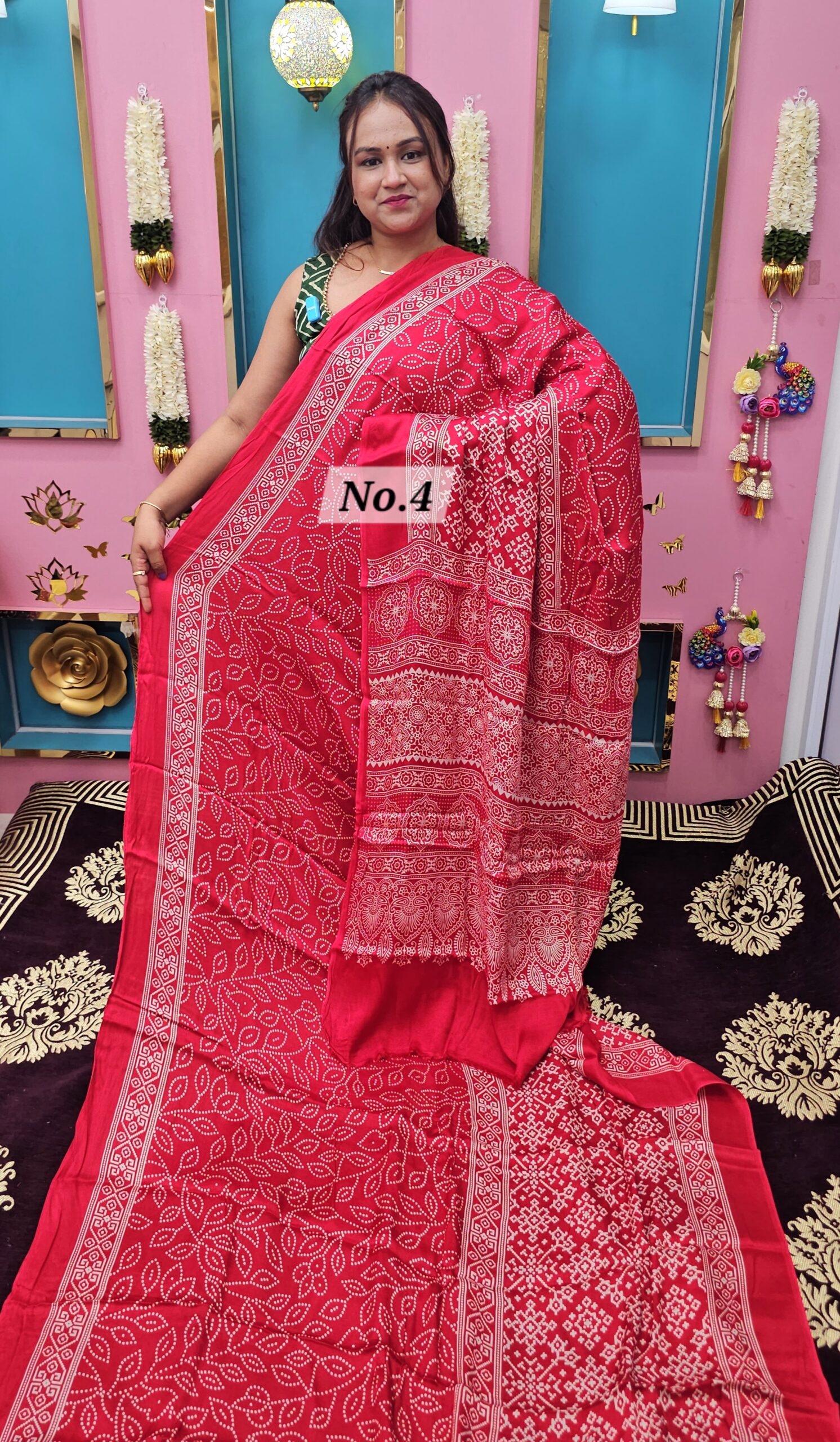 SALE 11TH AUG – SEMI MODAL GAZZI SILK SAREE (NO.4)