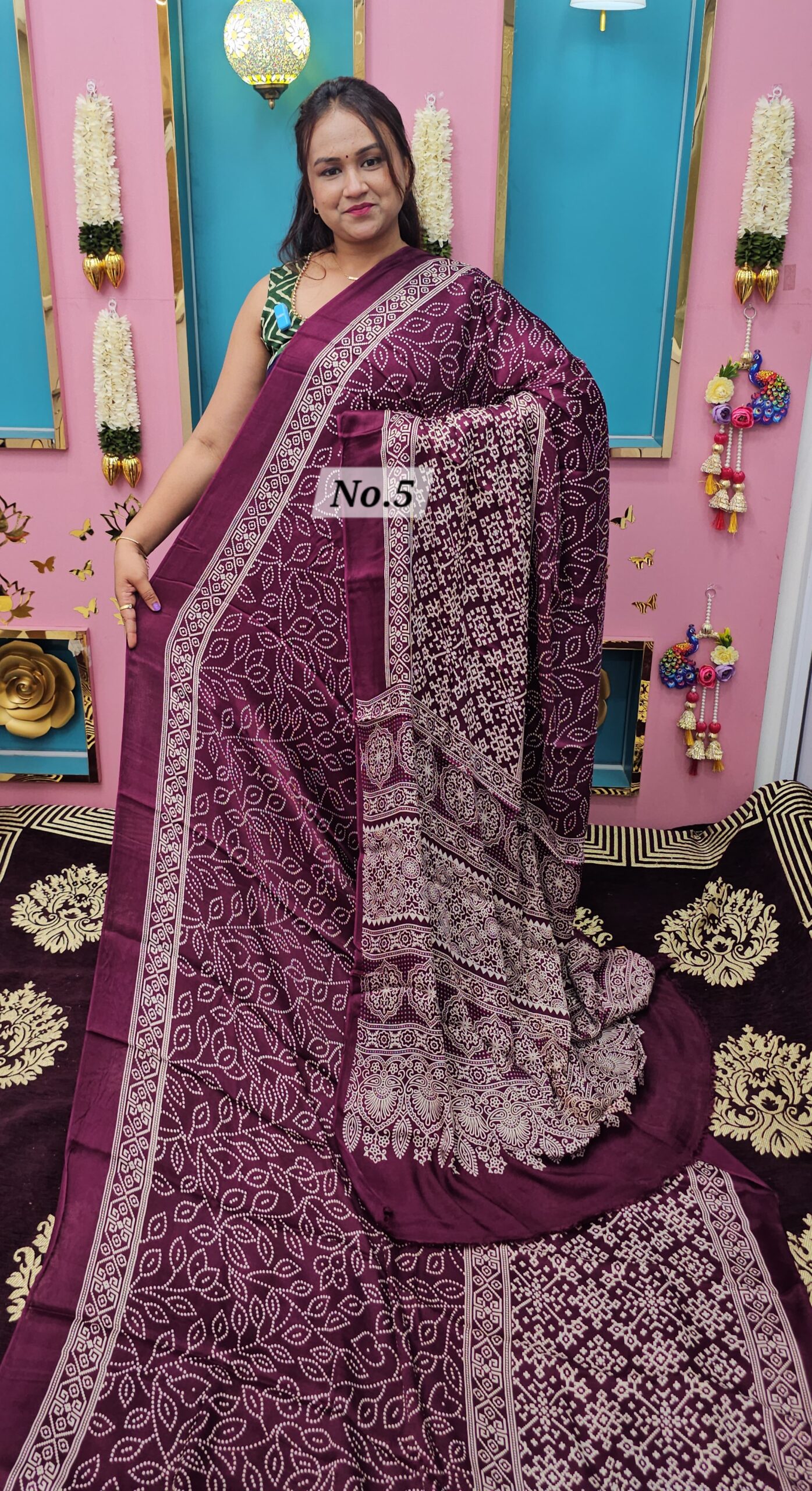 SALE 11TH AUG – SEMI MODAL GAZZI SILK SAREE (NO.5)