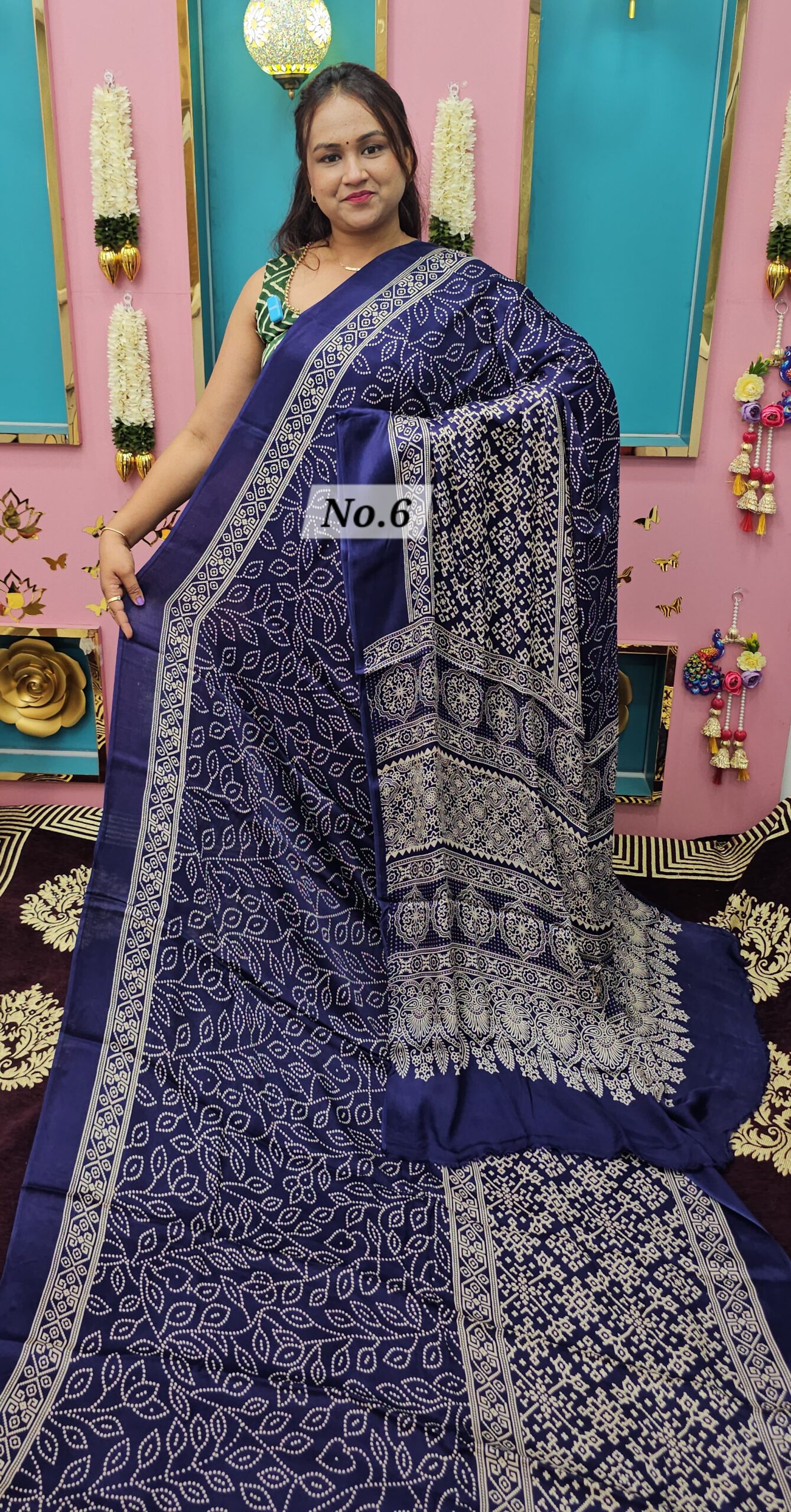 SALE 11TH AUG – SEMI MODAL GAZZI SILK SAREE (NO.6)