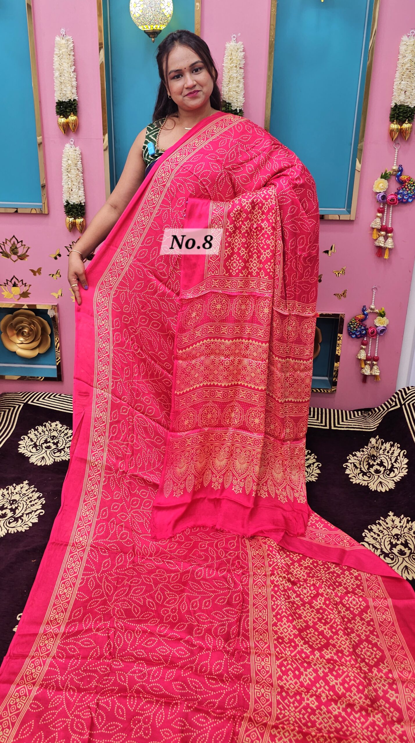 SALE 11TH AUG – SEMI MODAL GAZZI SILK SAREE (NO.8)
