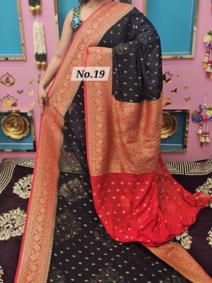 SALE 12TH AUG – GEORGETTE KHADDI SAREE (NO.19)