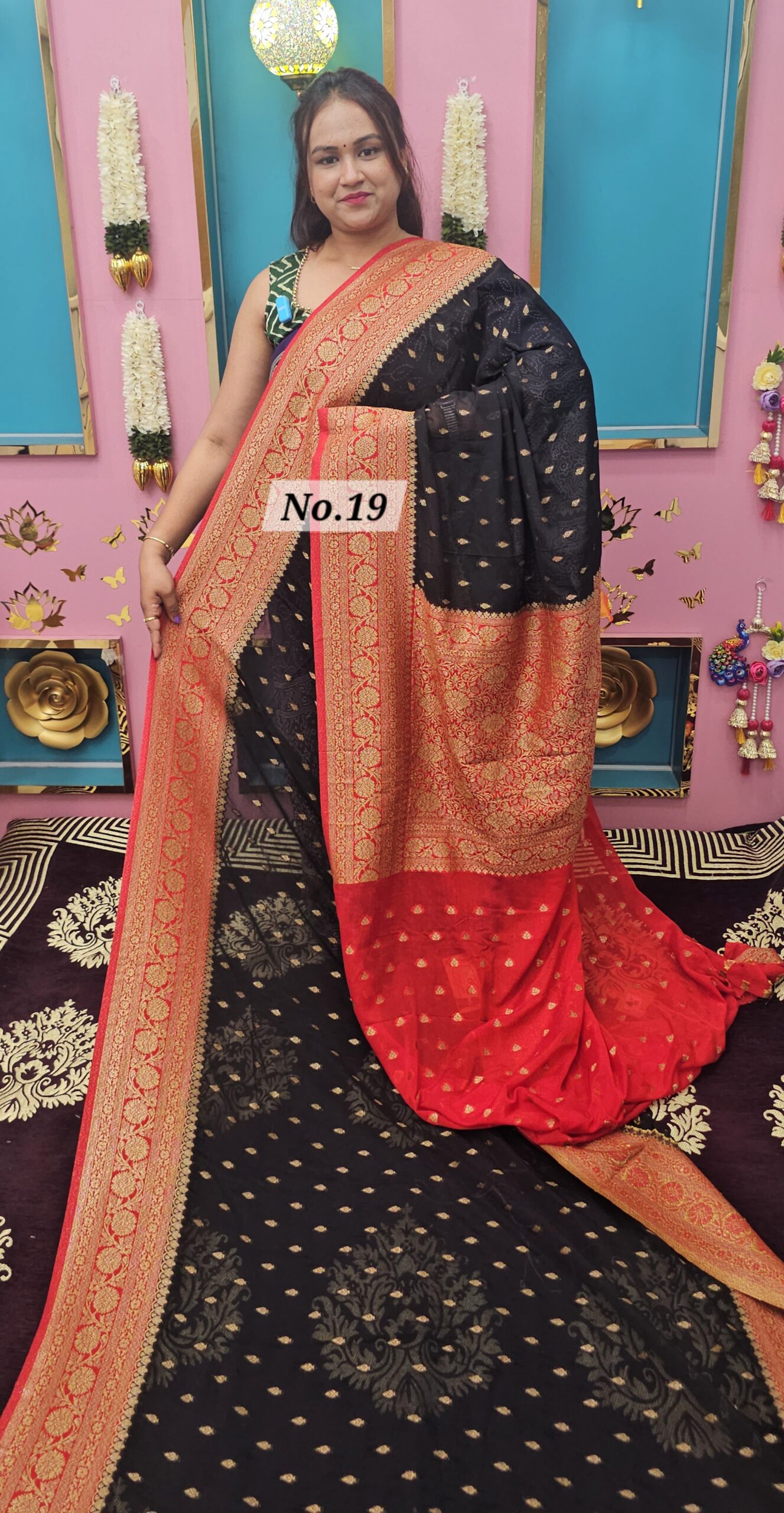 SALE 12TH AUG – GEORGETTE KHADDI SAREE (NO.19)