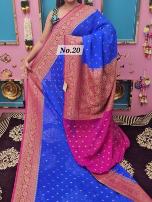 SALE 12TH AUG – GEORGETTE KHADDI SAREE (NO.20)