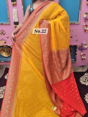 SALE 12TH AUG – GEORGETTE KHADDI SAREE (NO.22)