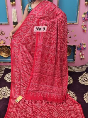 SALE 12TH AUG – SEMI MODAL GAZZI SILK SAREE (NO.9)