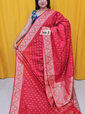 SALE 14TH AUG – PREMIUM MATKA TUSSAR SOFT SILK SAREE (NO.1)