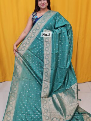 SALE 14TH AUG – PREMIUM MATKA TUSSAR SOFT SILK SAREE (NO.2)