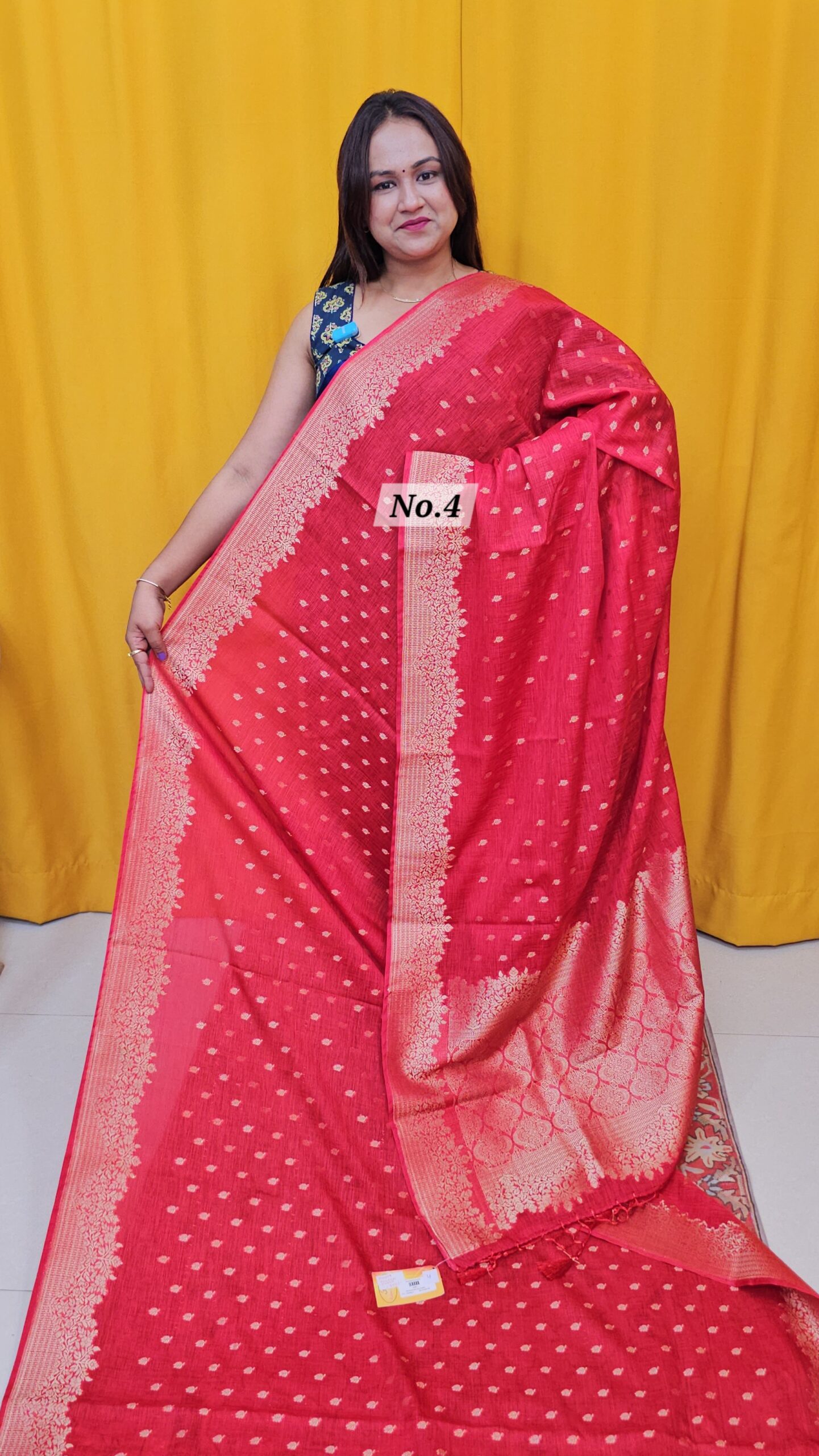 SALE 14TH AUG – PREMIUM MATKA TUSSAR SOFT SILK SAREE (NO.4)