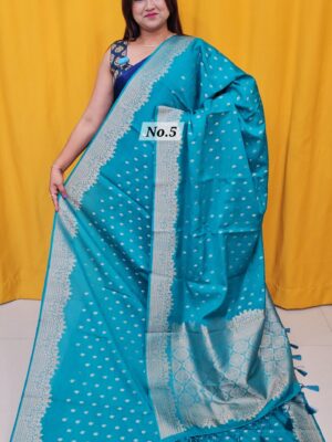 SALE 14TH AUG – PREMIUM MATKA TUSSAR SOFT SILK SAREE (NO.5)