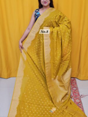 SALE 14TH AUG – PREMIUM MATKA TUSSAR SOFT SILK SAREE (NO.8)