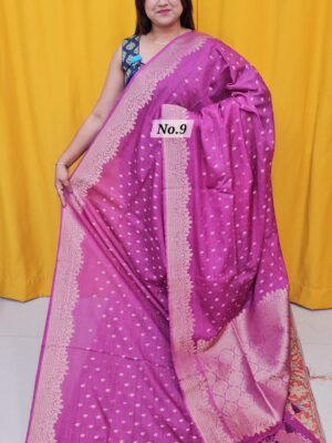 SALE 14TH AUG – PREMIUM MATKA TUSSAR SOFT SILK SAREE (NO.9)