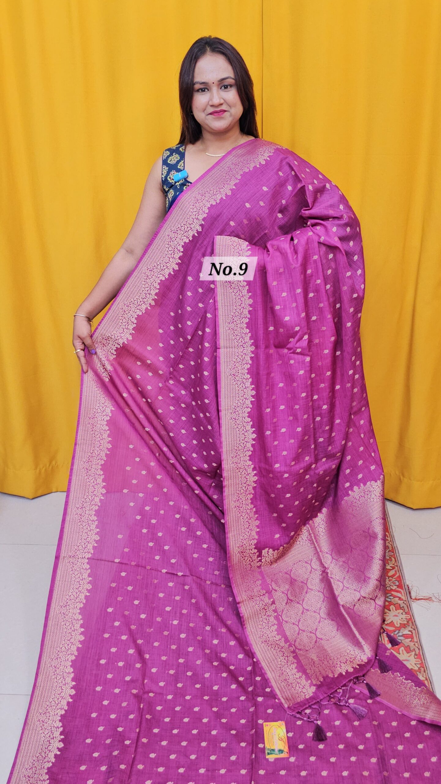 SALE 14TH AUG – PREMIUM MATKA TUSSAR SOFT SILK SAREE (NO.9)