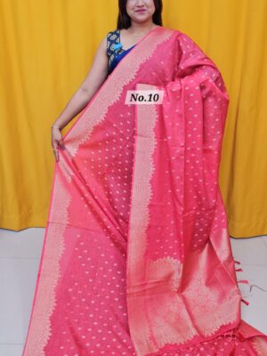 SALE 14TH AUG – PREMIUM MATKA TUSSAR SOFT SILK SAREE (NO.10)