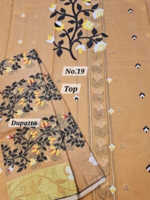 SALE 30TH AUG – JAMDANI DRESS MATERIAL (NO.19)