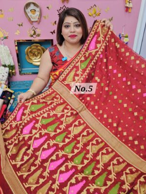 SALE 23RD AUG – PURE BENGAL HANDLOOM JAMDANI SAREE (NO.5)