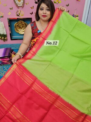 SALE 23RD AUG – COTTON SILK MANGALGIRI SOFT SAREE (NO.12)