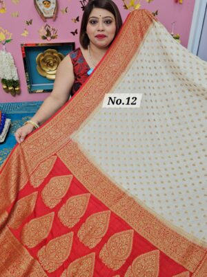SALE 18TH AUG - GEORGETTE KHADDI SAREE (NO.12)