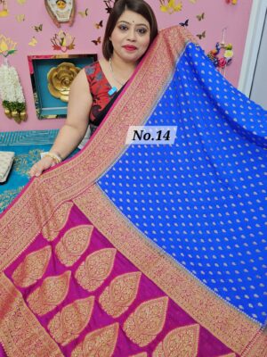 SALE 18TH AUG - GEORGETTE KHADDI SAREE (NO.14)