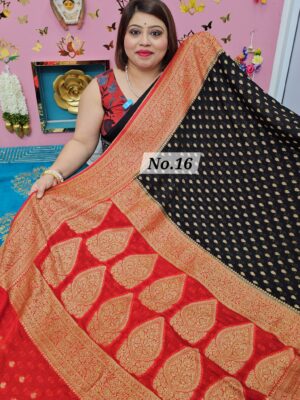 SALE 18TH AUG - GEORGETTE KHADDI SAREE (NO.16)
