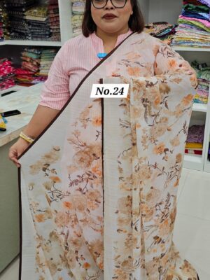 SALE 23RD AUG – PREMIUM CHIFFON SAREE  (NO.24)