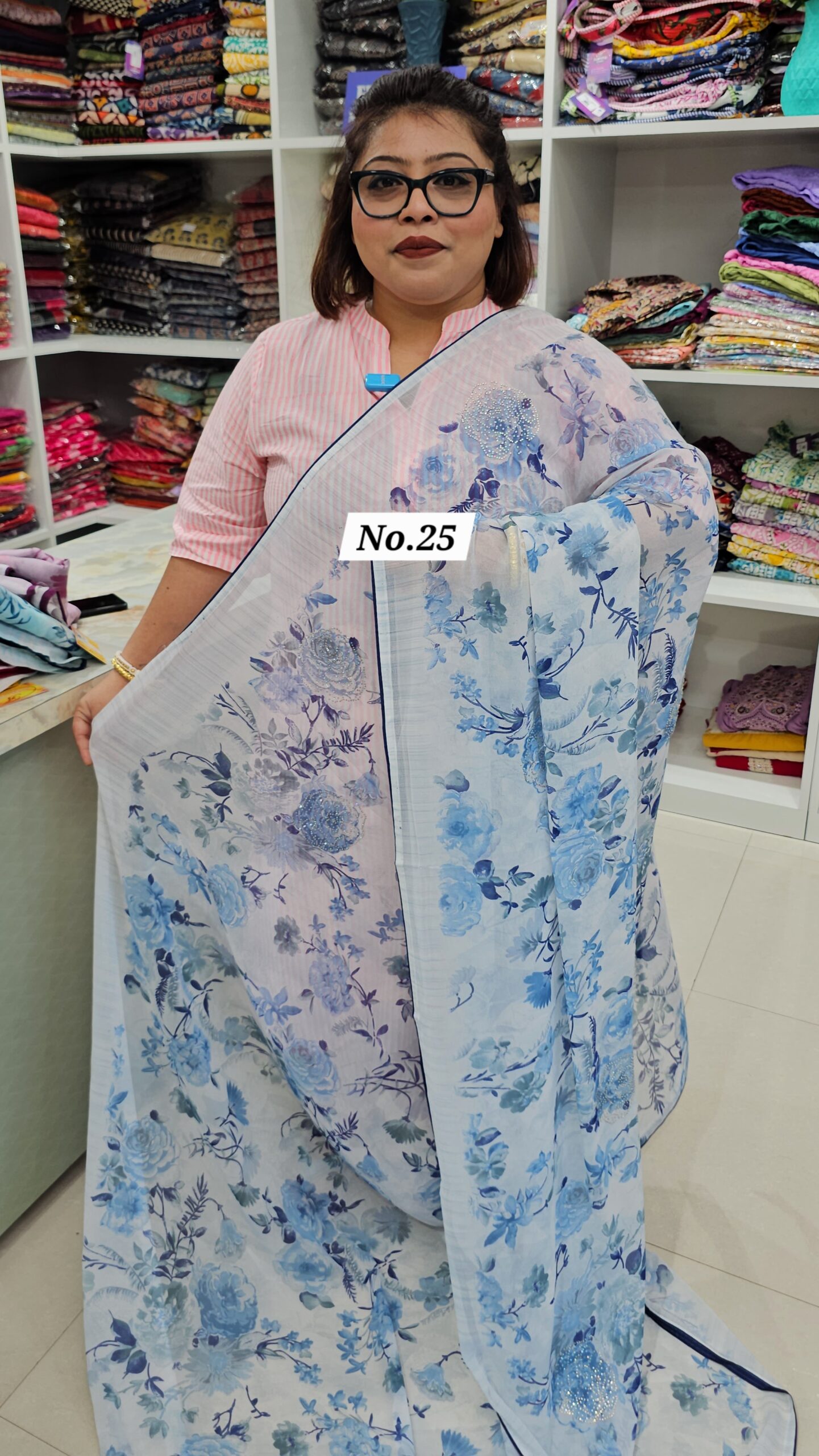 SALE 23RD AUG – PREMIUM CHIFFON SAREE (NO.25)