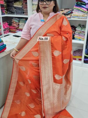 SALE 26TH AUG - CREPE KHADDI INDIAN SILK SAREE (NO.18)