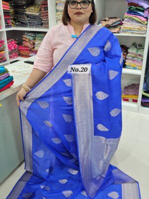 SALE 26TH AUG - CREPE KHADDI INDIAN SILK SAREE (NO.20)