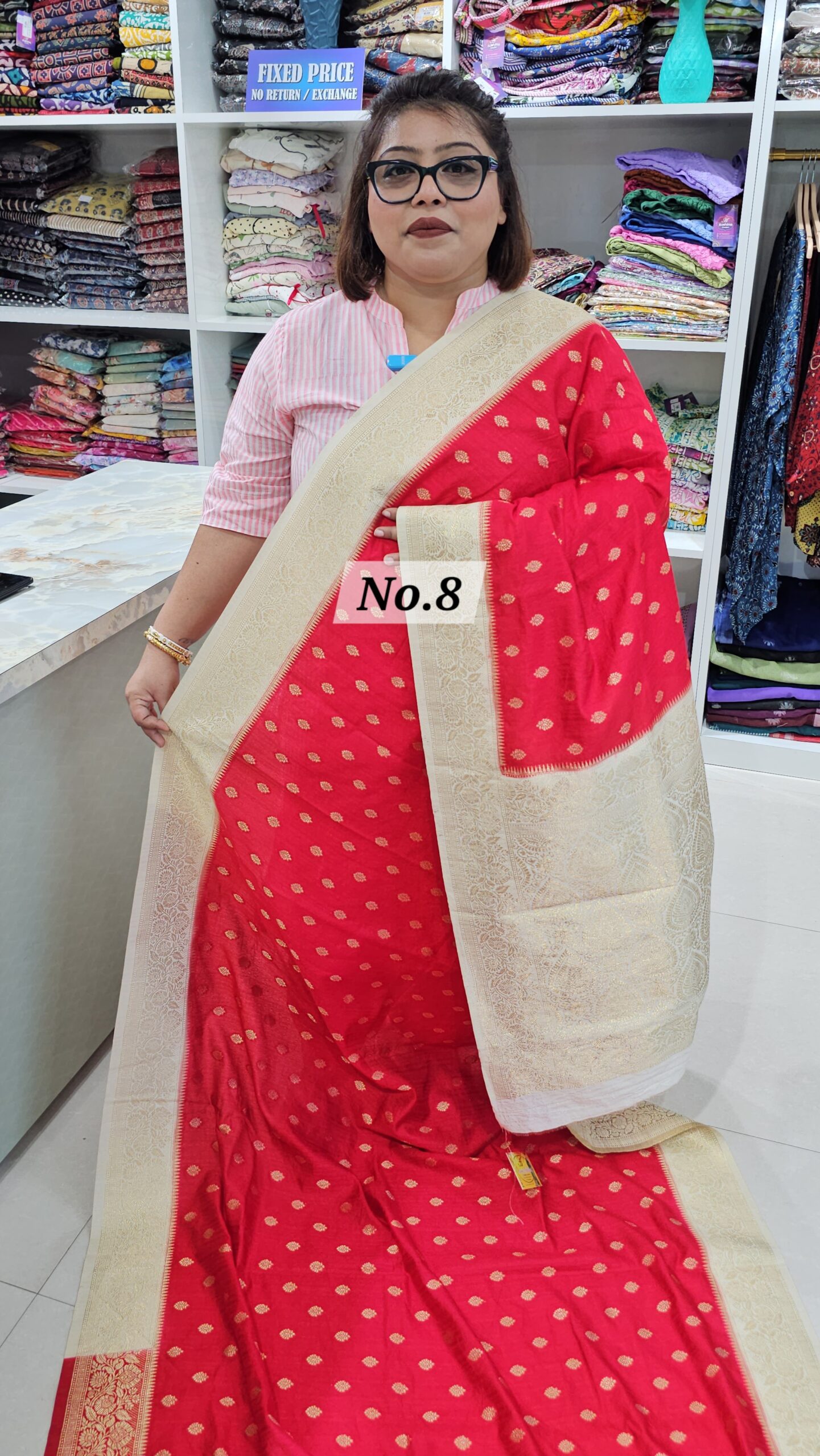 SALE 26TH AUG - PREMIUM TUSSAR SOFT SAREE (NO.8)