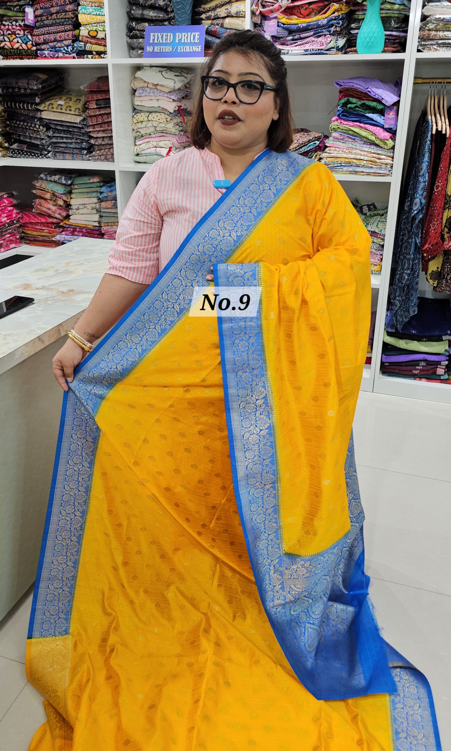 SALE 26TH AUG - PREMIUM TUSSAR SOFT SAREE (NO.9)