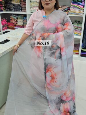 SALE 26TH AUG - PREMIUM SOFT DESIGNER SAREE (NO.19)