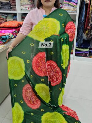 SALE 26TH AUG - MOSS CHIFFON SAREE (NO.2)