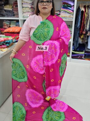 SALE 26TH AUG - MOSS CHIFFON SAREE (NO.3)