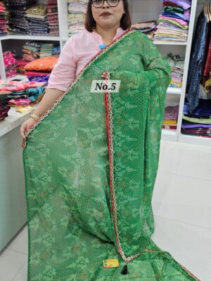 SALE 26TH AUG - MOSS CHIFFON SAREE (NO.5)