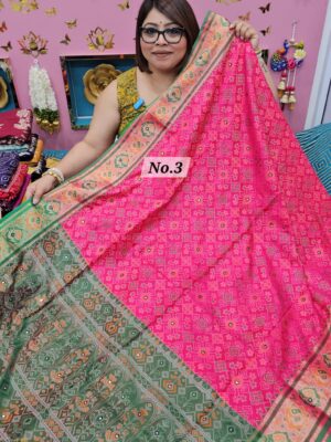 SALE 29TH AUG – PATOLA SOFT SILK SAREE (NO.3)