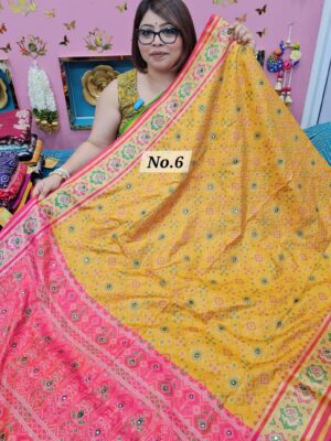 SALE 29TH AUG – PATOLA SOFT SILK SAREE (NO.6)